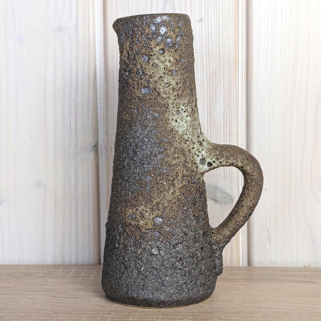 Jopeko Fat Lava Pitcher Vase, Paris Glaze, Model 614/18, West German Pottery, 1960s