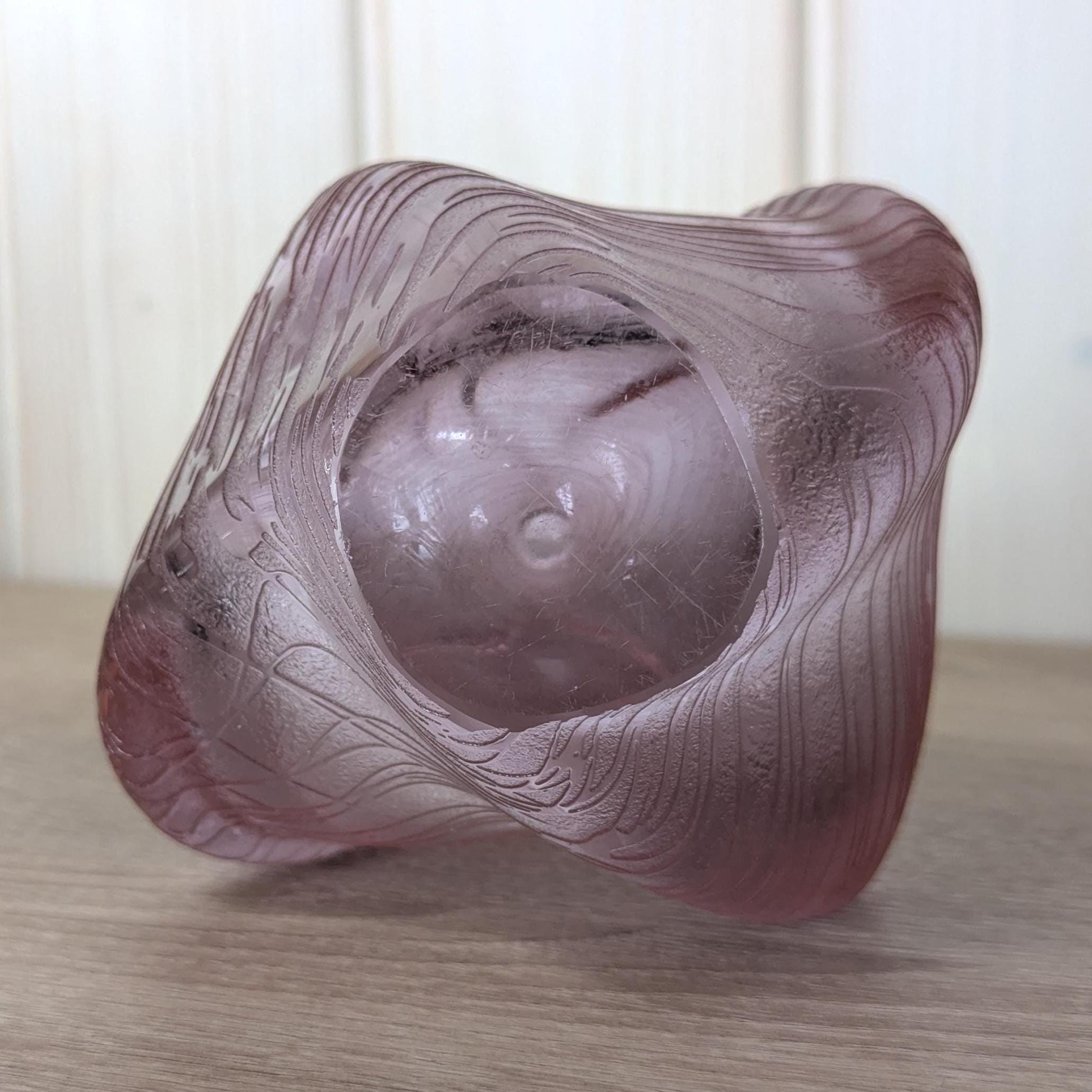 Alexandrit Glass Vase, Lavender Czech Bohemian Mid-Century Modern, 1960s Miroslav Klinger Design