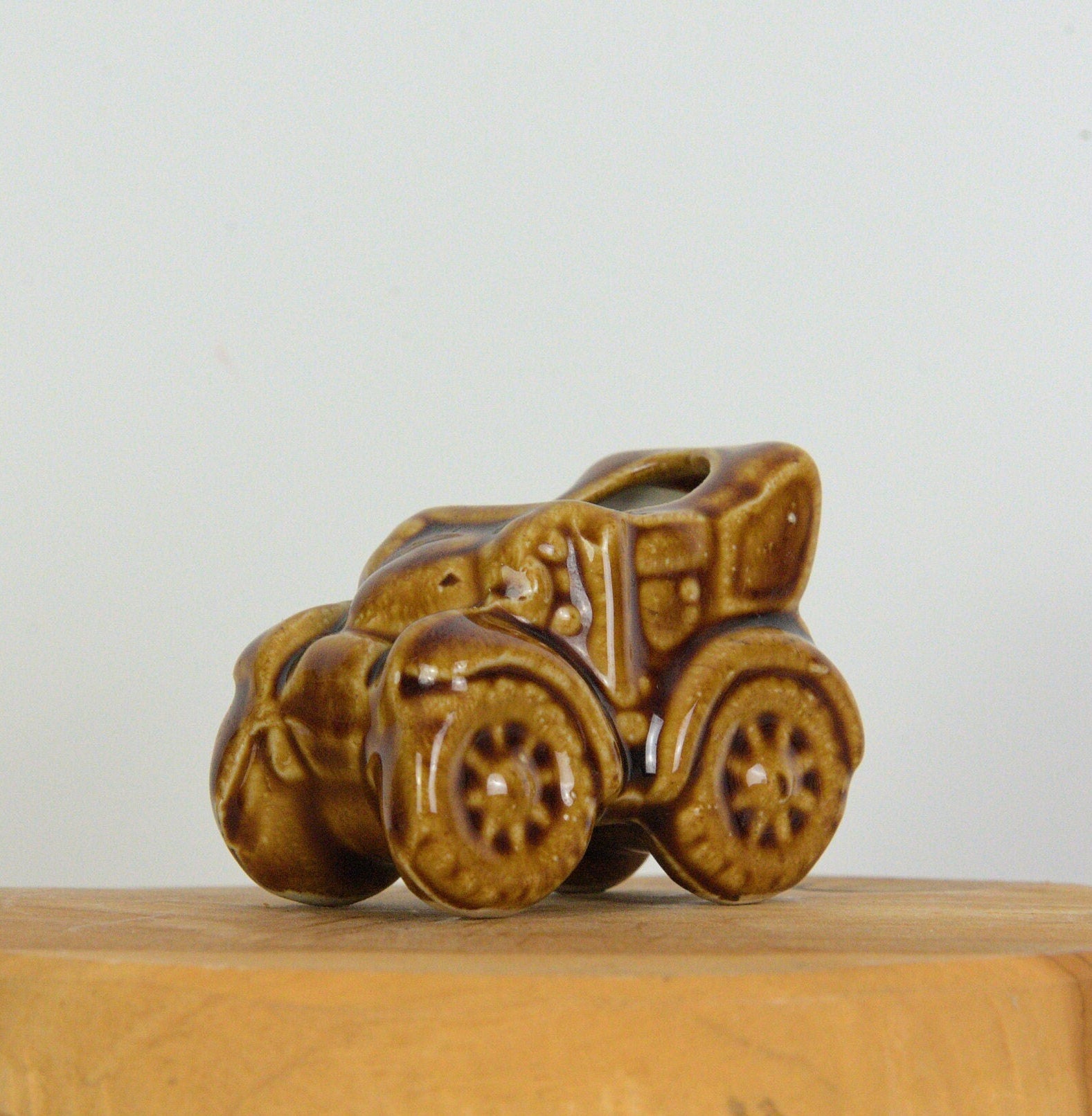 Vintage Ceramic Toothpick Holders: Train, Car, Horse-Drawn Carriages