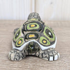Artesania Rinconada Turtle Figurines, Ceramic Uruguay Set, Hand Painted, Vintage 1970s