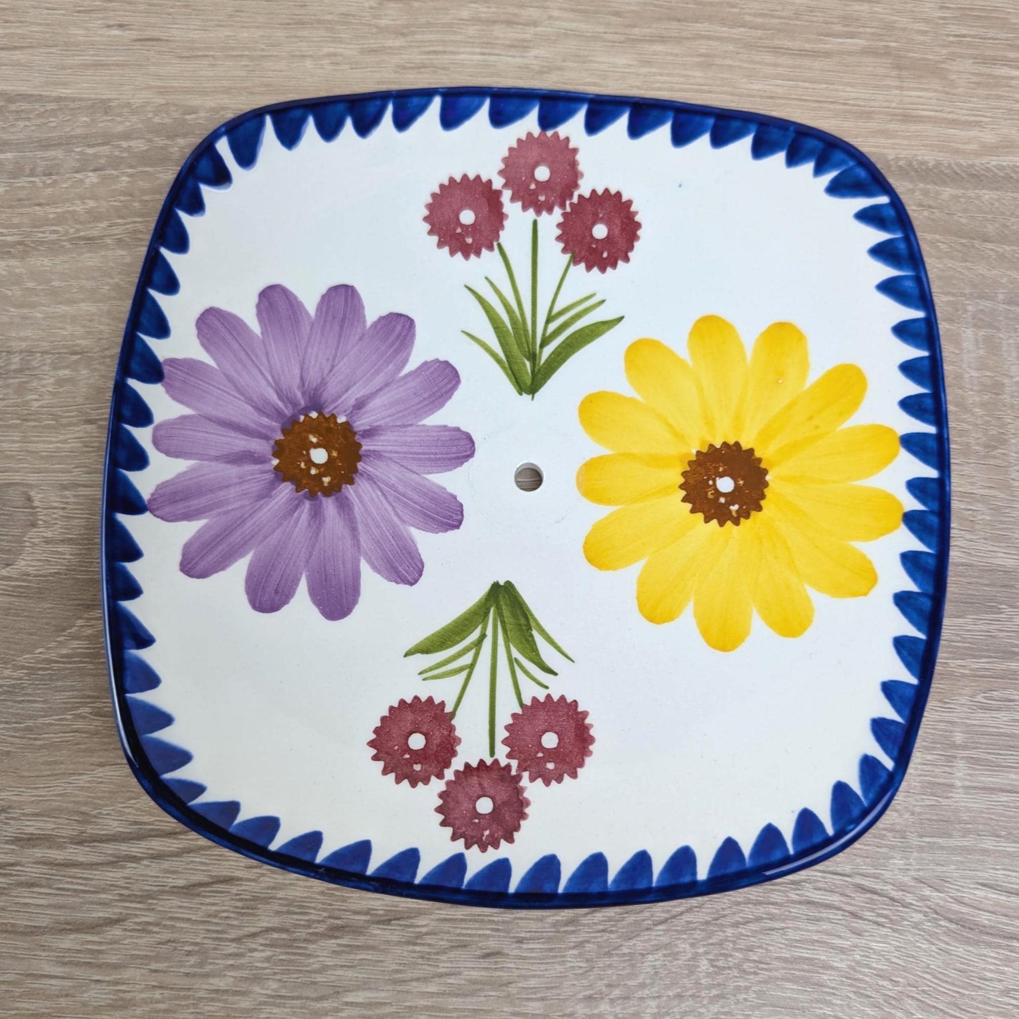 Vintage Schramberg Gaby Cake Stand, German Porcelain Etagere, Floral Mid Century Serving Piece