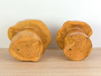 Set of Wooden Mushrooms - Vintage