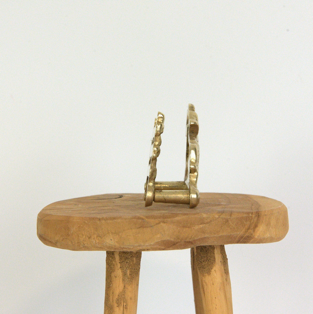 Brass - Equestrian - Napkin holder -  Letter holder - Vintage