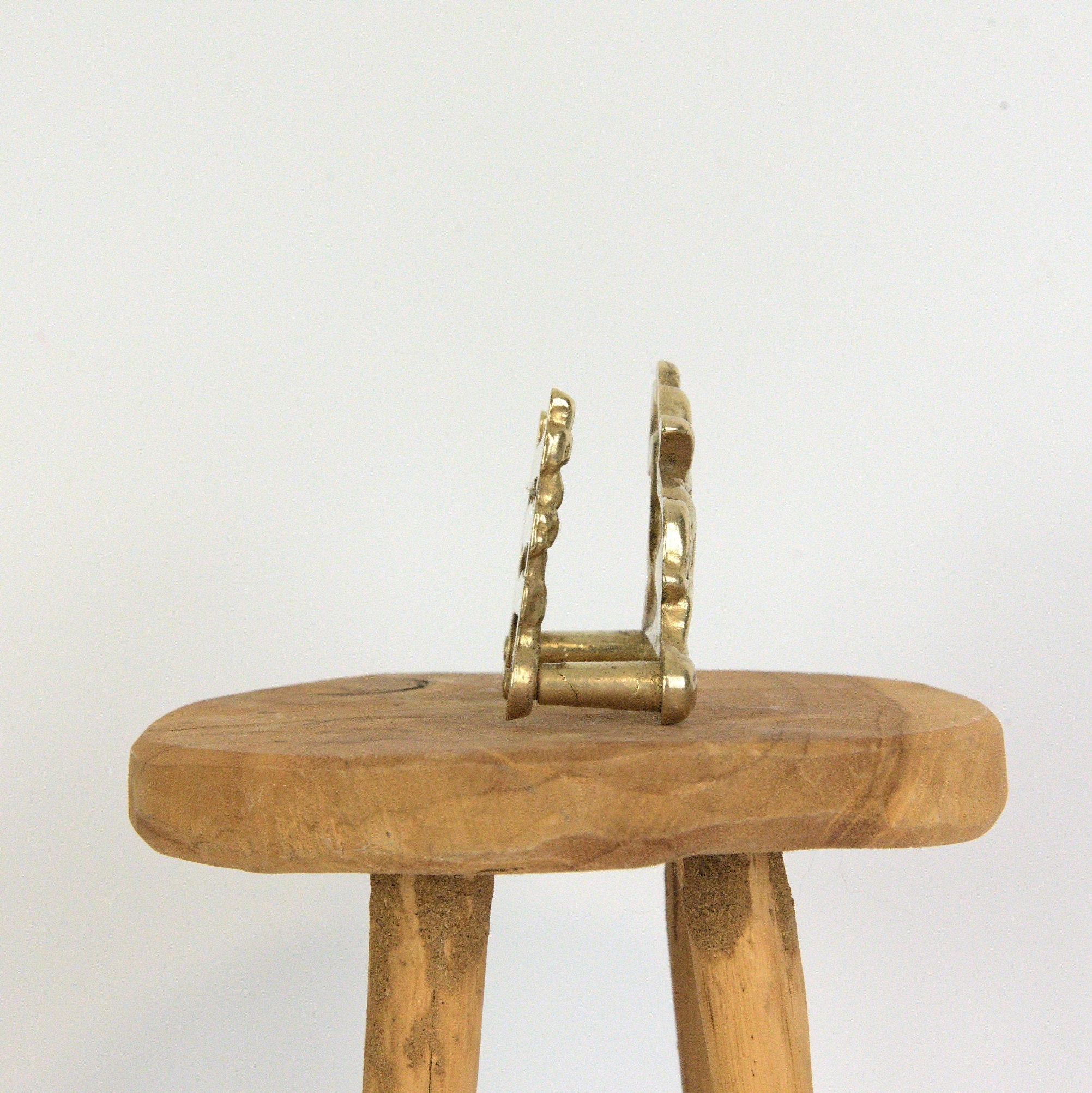 Brass - Equestrian - Napkin holder -  Letter holder - Vintage