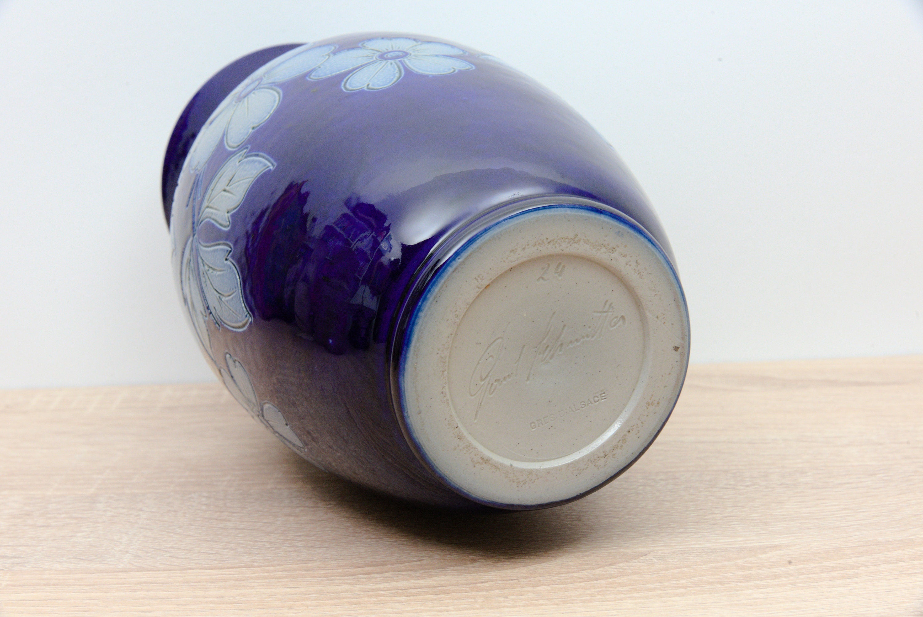 Antique Jugendstil Vase - Numbered & Signed by Paul Schmitter- Grès d'Alsace