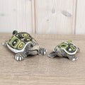 Artesania Rinconada Turtle Figurines, Ceramic Uruguay Set, Hand Painted, Vintage 1970s