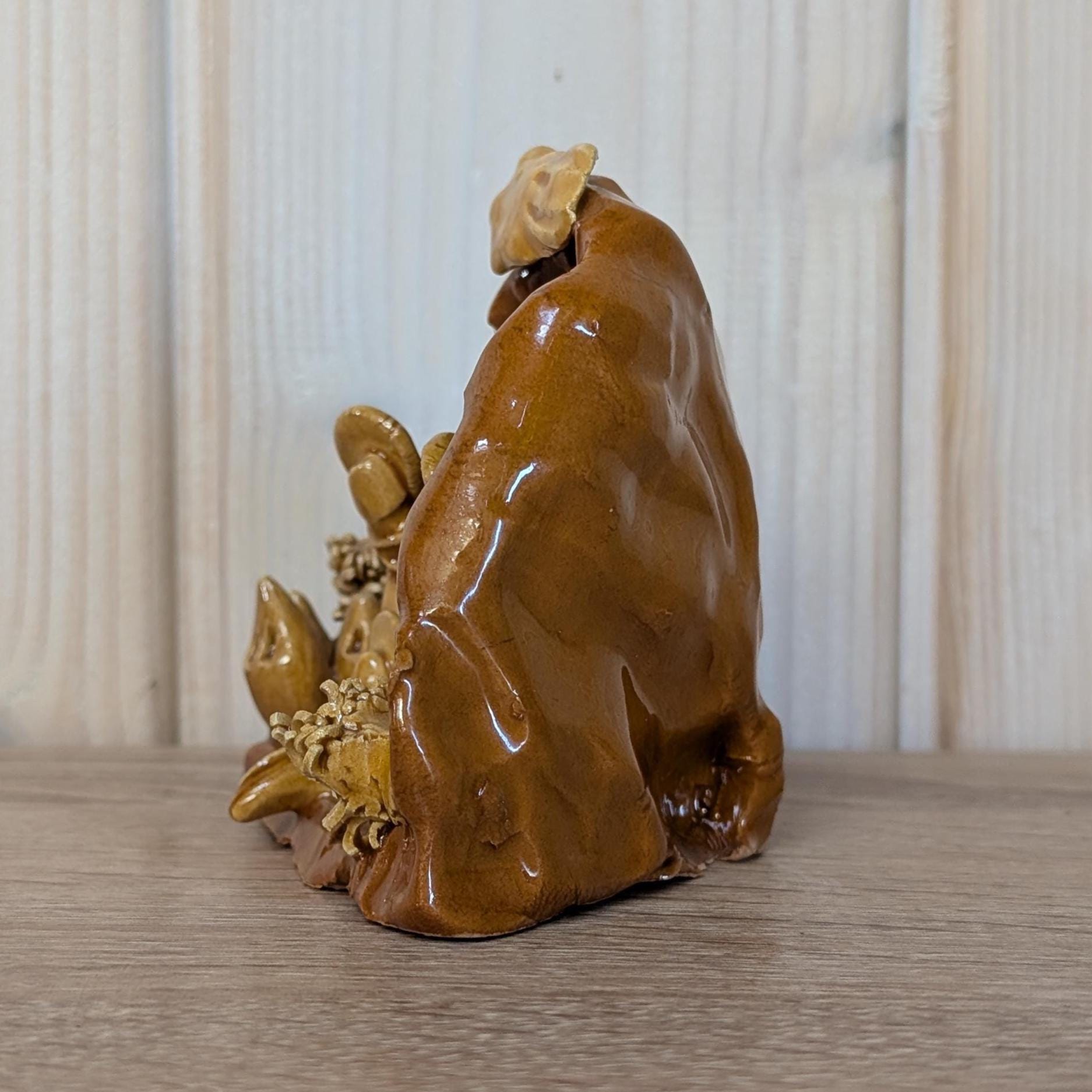 Vintage Italian Nativity Scene: R. Bonfrate Glazed Ceramic, 1980s Christmas Decor