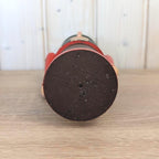 Erzgebirge Nutcracker, Hand Painted Wood Folk Art, Red, East German, Vintage 1970s