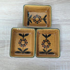 Schädler Ceramic Snack Bowls Set, Mid Century German Pottery