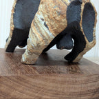 Handmade Ceramic Bull  Sculpture, Juan Ramon Gimeno, Spanish Studio Art, Vintage