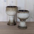 Scheurich 706-17 and 706-20 - Goblet Planters - WGP - Mid Century