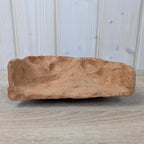 Terracotta nativity sculpture, handmade European studio piece, 1975 dated