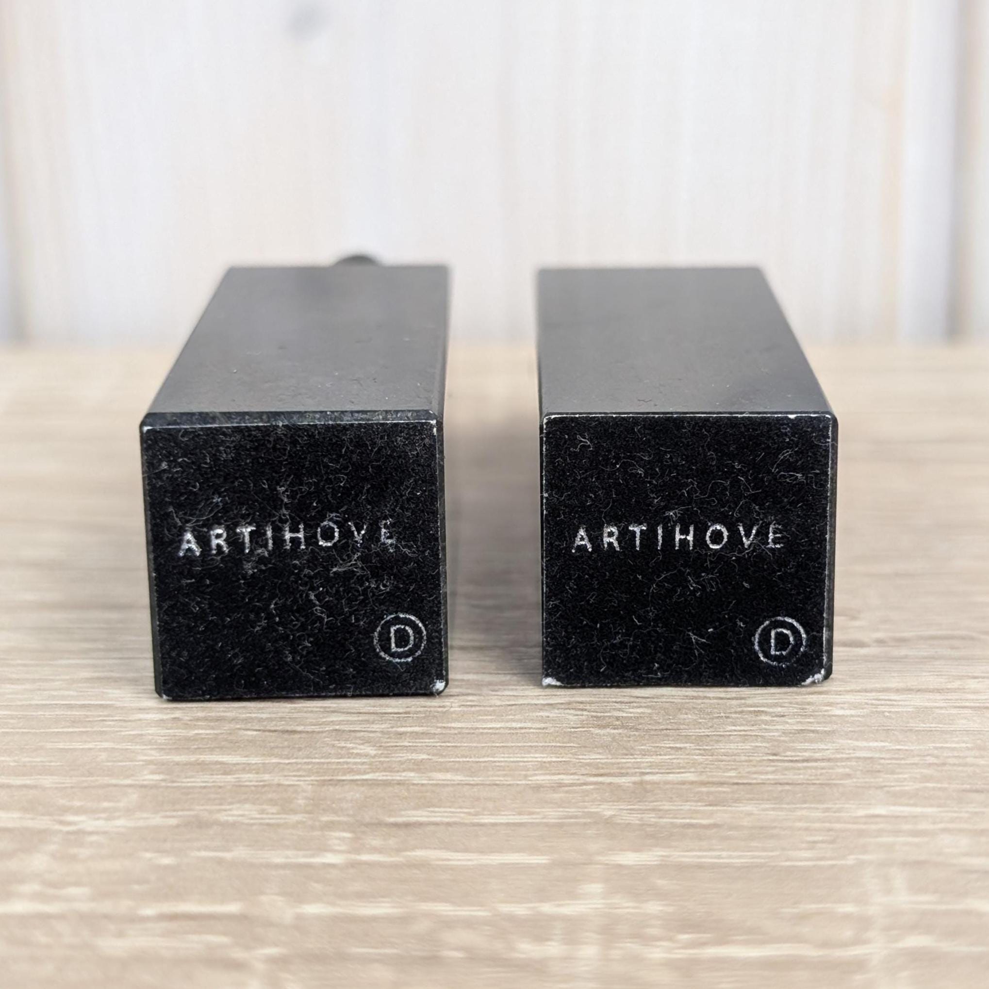 Vintage Bronze Sculpture Set Artihove Corry Ammerlaan, Abstract Human Figures on Stone Pedestal, Dutch Art Gift in Original Box