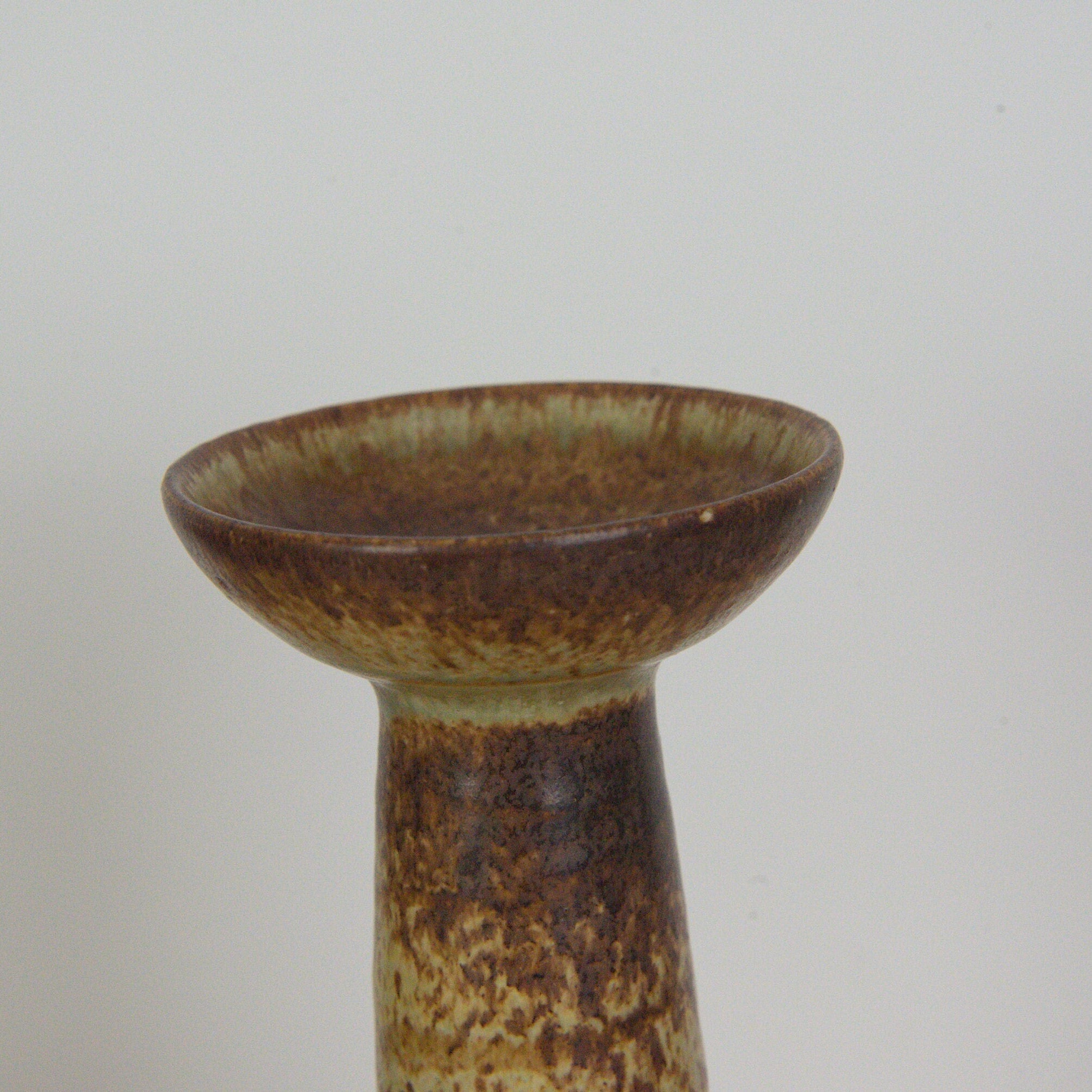 Marco Stentøj Candle Holders Set, Danish Stoneware, Denmark 1970s