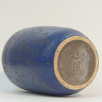 1960s Scheurich 238-18 Blue Vase West Germany Vintage Ceramic