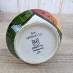 Schramberg Monaco Fruit Mugs Set of 6, Vintage German Ceramic Coffee Cups, 1970s
