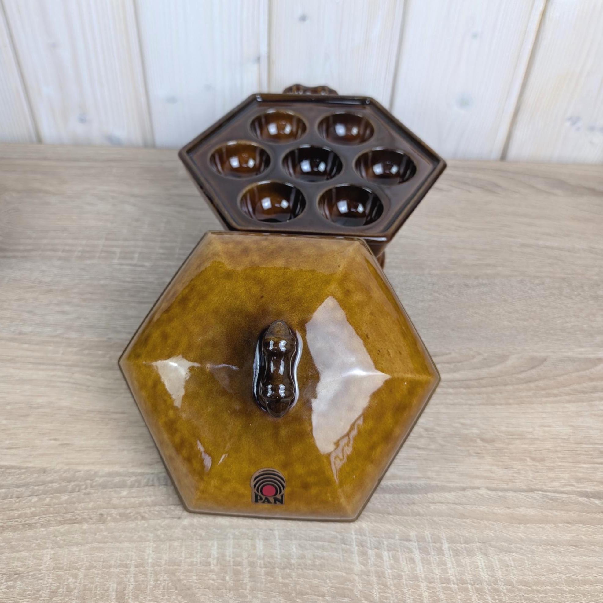 Vintage highlight, Pan Keramik egg warmer, Germany ceramic, 1970s