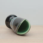 Rare - Scheurich Vase - 234-13 - Black/Green/Blue