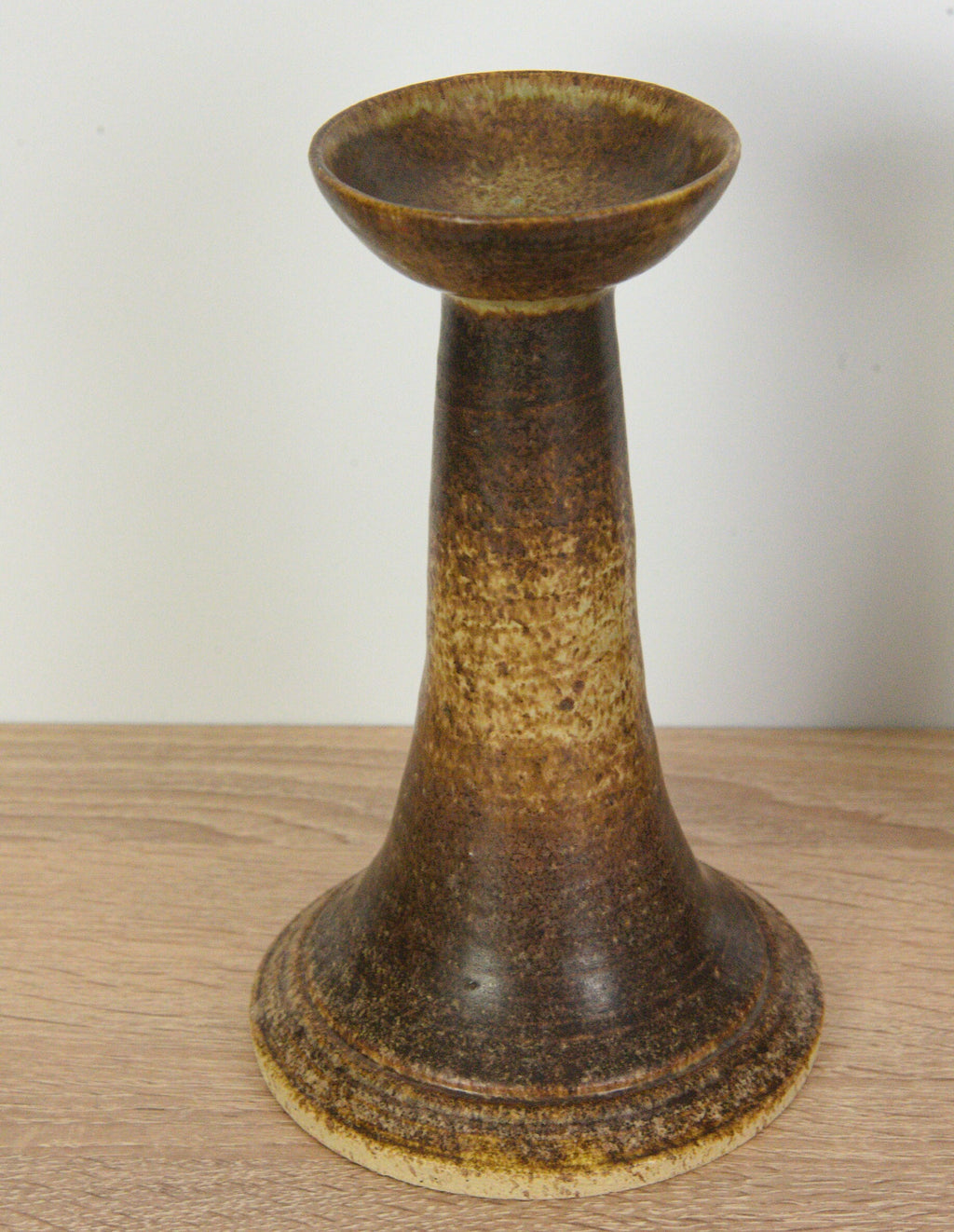 Marco Stentøj Candle Holders Set, Danish Stoneware, Denmark 1970s