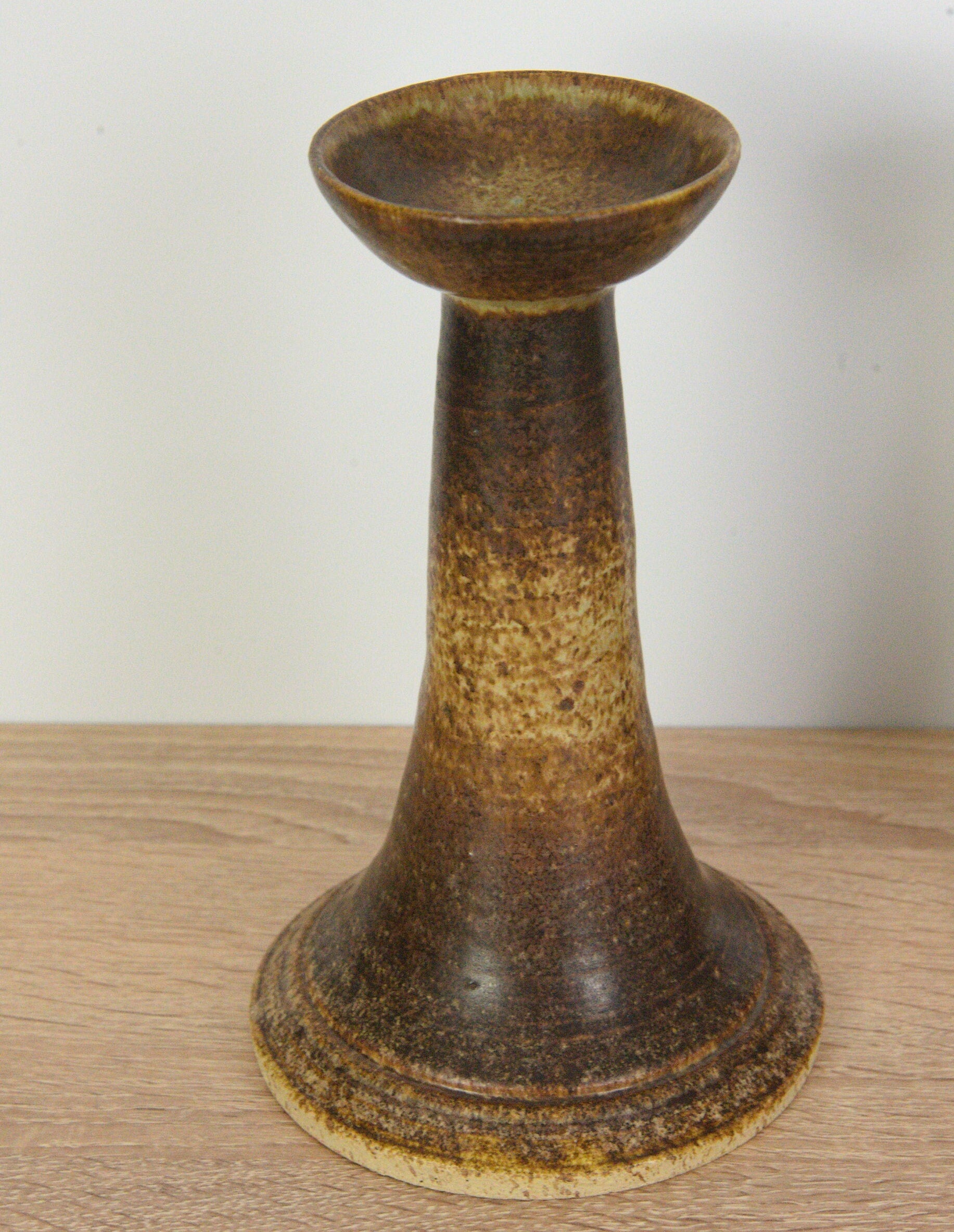 Marco Stentøj Candle Holders Set, Danish Stoneware, Denmark 1970s