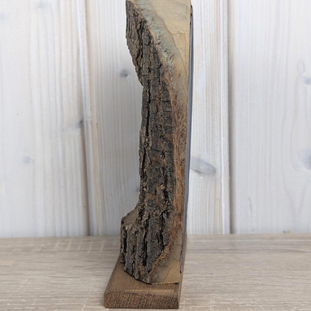 Hand Carved Forest Diorama, Black Forest Wood Scene, Mid Century