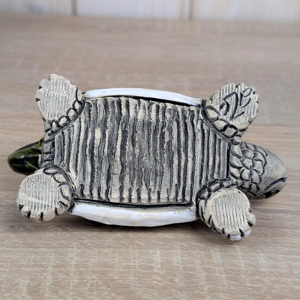 Artesania Rinconada Turtle Figurines, Ceramic Uruguay Set, Hand Painted, Vintage 1970s