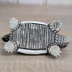 Artesania Rinconada Turtle Figurines, Ceramic Uruguay Set, Hand Painted, Vintage 1970s