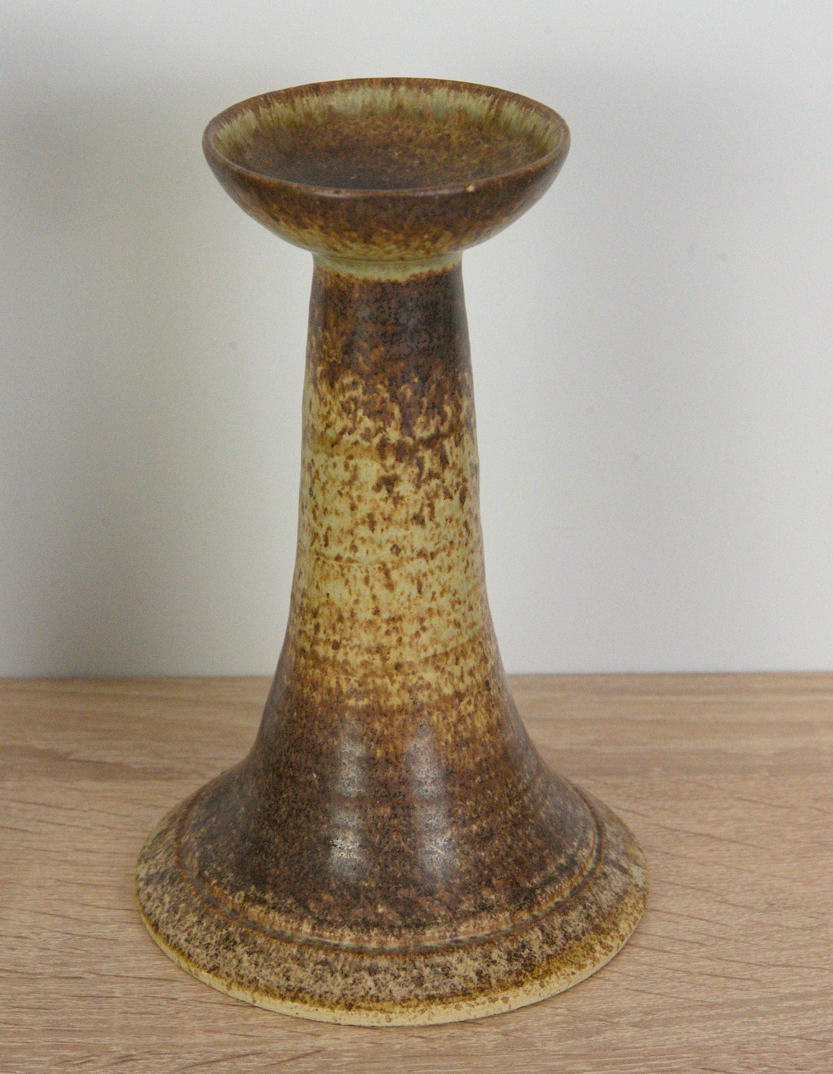 Marco Stentøj Candle Holders Set, Danish Stoneware, Denmark 1970s