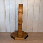 Hand-Carved Wood Sculpture | The Fall of Man, Adam & Eve Rotating Art