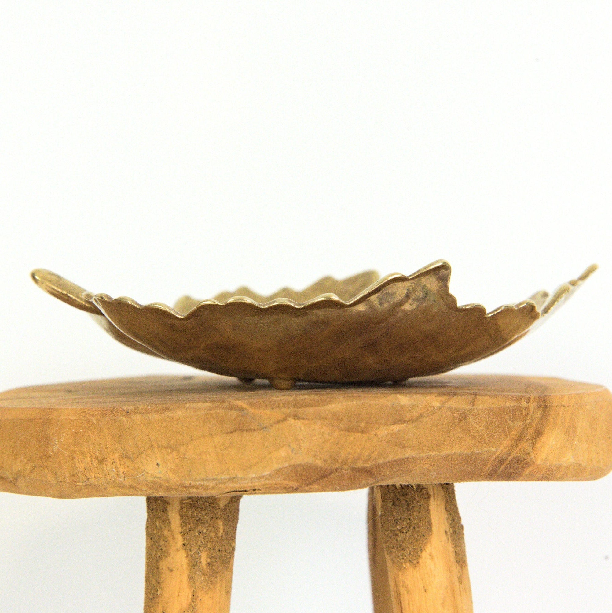 Brass Leaf - Ring dish - Vintage