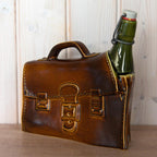 Vintage Gerz Ceramic Beer Jug, Bag Shape, West Germany Barware