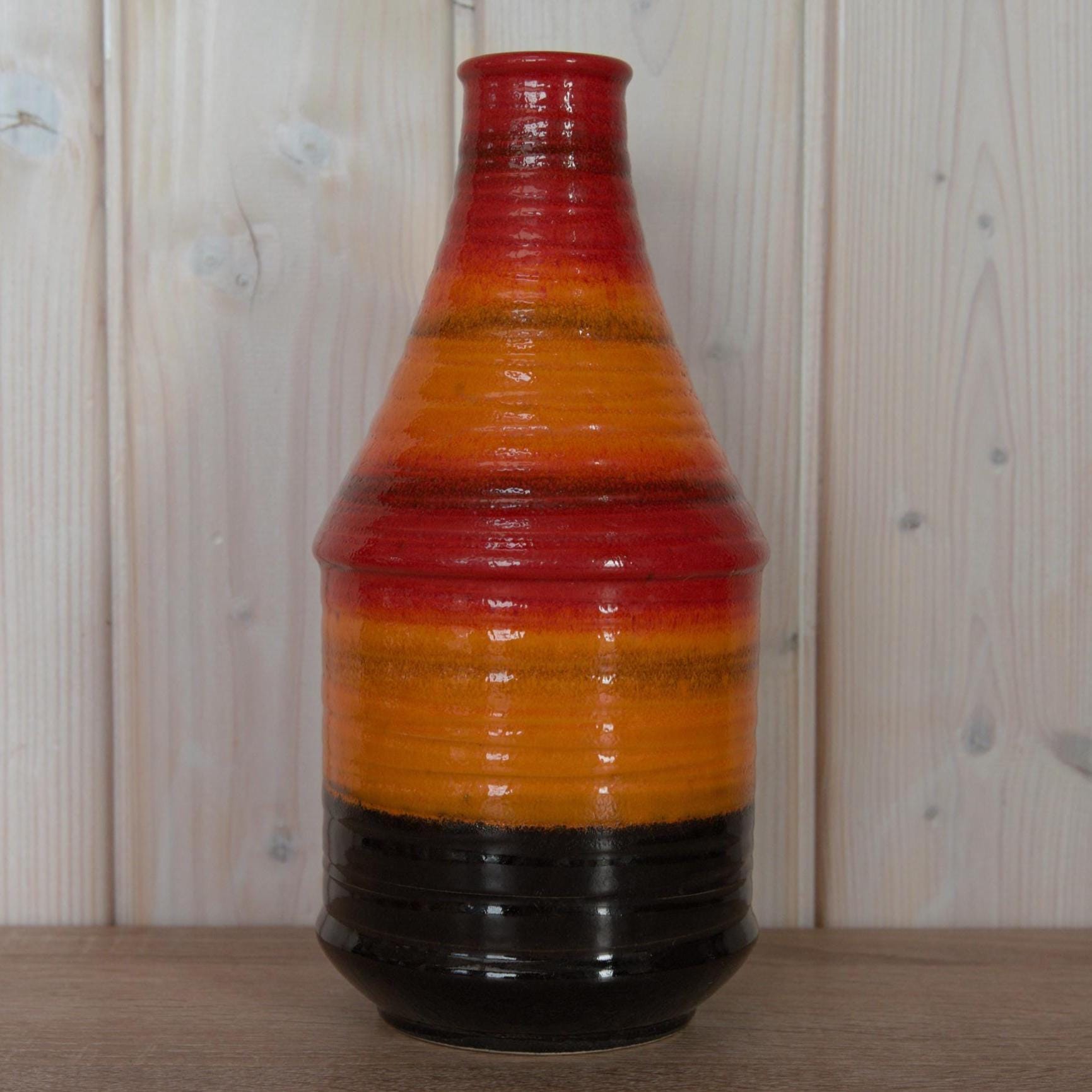 Vintage Dümler & Breiden Vase, West German Fat Lava Pottery, 1970s Retro Decor