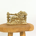 Brass - Equestrian - Napkin holder -  Letter holder - Vintage
