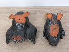 Handmade Ceramic Bird Figurines: Unique Birdie Set