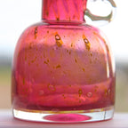 Pfauenauge highlight, Erich Eisch art glass vase, Germany, 1970s vintage