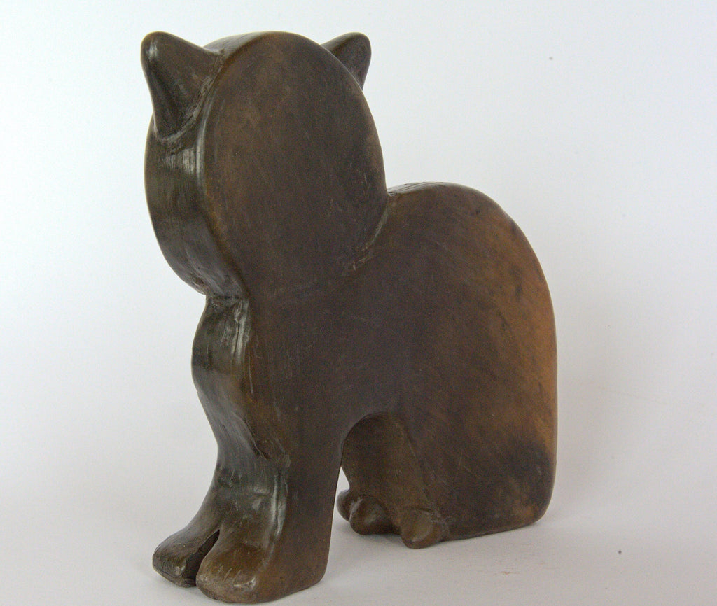 Barro Negro Ceramic Cat- Mexico - Vintage