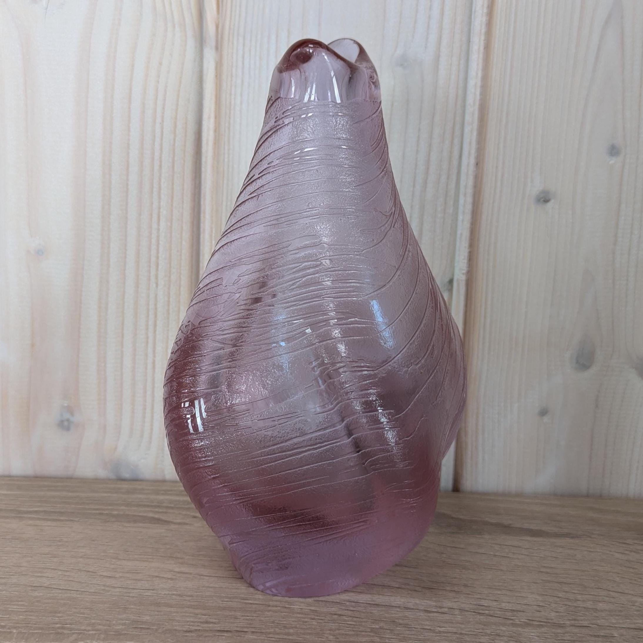 Alexandrit Glass Vase, Lavender Czech Bohemian Mid-Century Modern, 1960s Miroslav Klinger Design