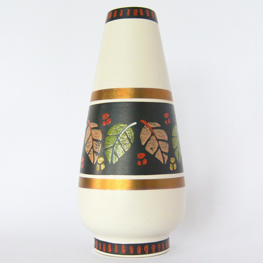 1960s Dumler & Breiden Floral Design Vase 135-30 Vintage West Germany