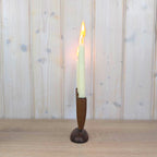 Lüthje Denmark 5-Arm Candelabra, Teak Iron Brass, Scandinavian Modern, 1960s