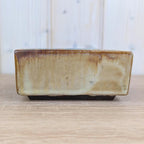 Schäffenacker Ceramic Ashtray Bowl Model 645, West German Studio Pottery, 1960s, Abstract Relief, Drip Glaze