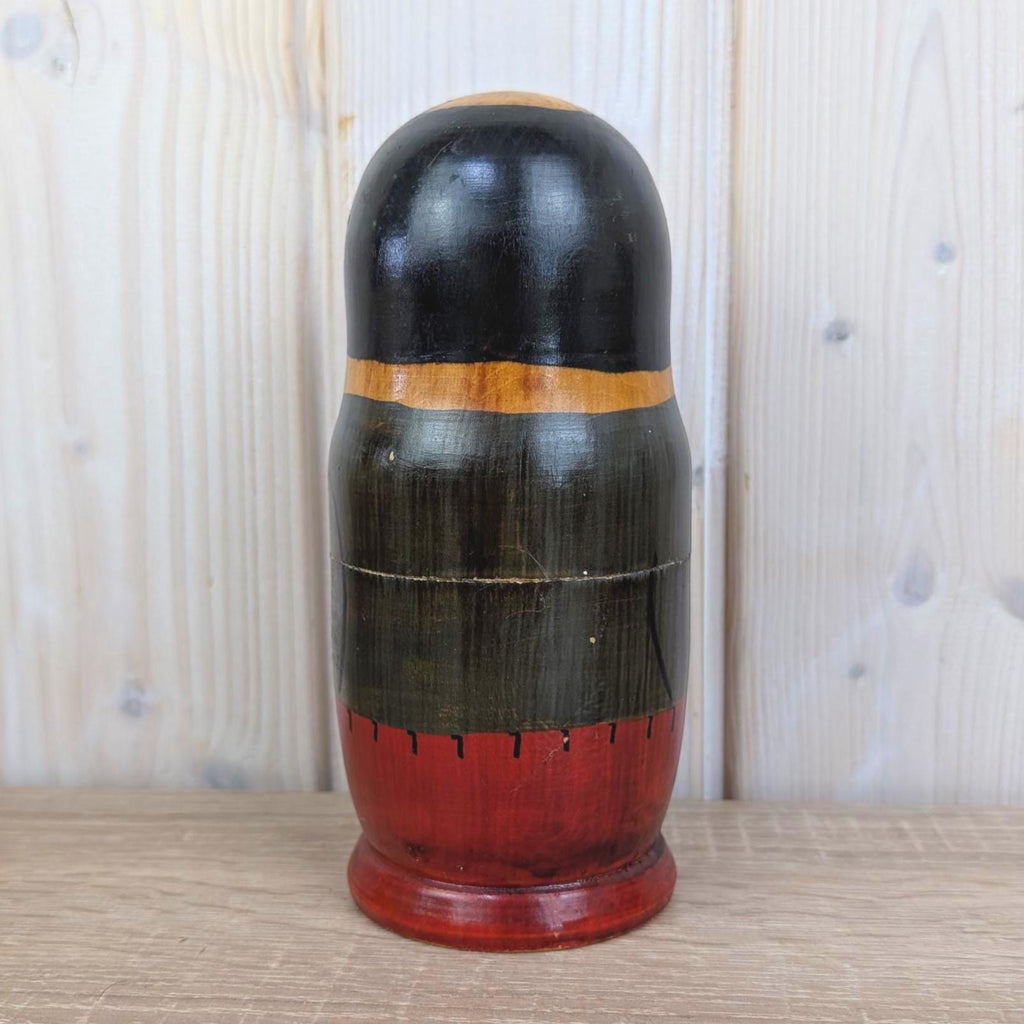 Russian Nesting Doll, Soviet Leaders Matryoshka Set of 5, Gorbachev Brezhnev Khrushchev Stalin Lenin, 1990s