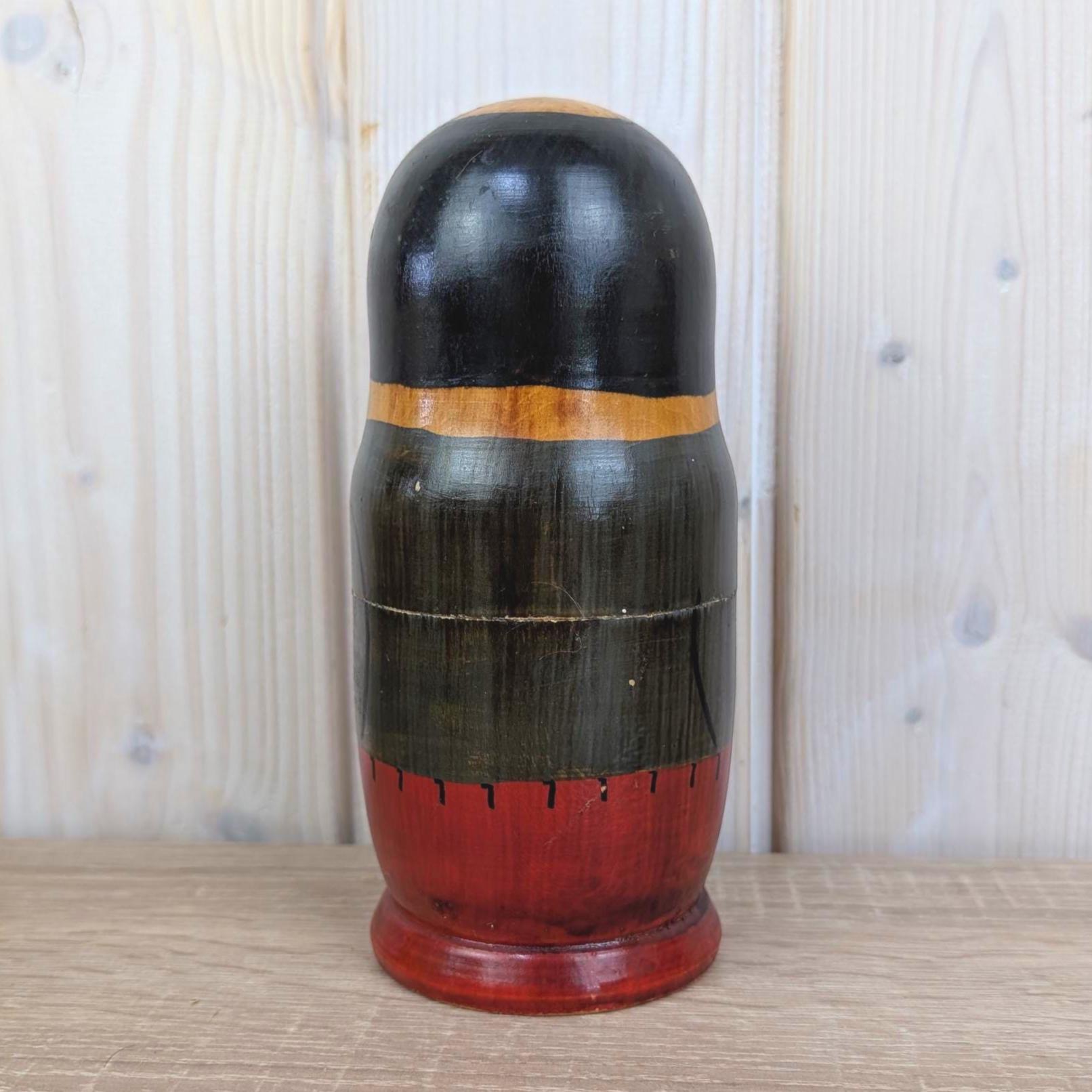 Russian Nesting Doll, Soviet Leaders Matryoshka Set of 5, Gorbachev Brezhnev Khrushchev Stalin Lenin, 1990s