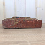 Zodiac Plaque Leo, Hand Carved Wood , Polychrome Relief Wall Panel, Folk Art, Lion Sign, 1960s