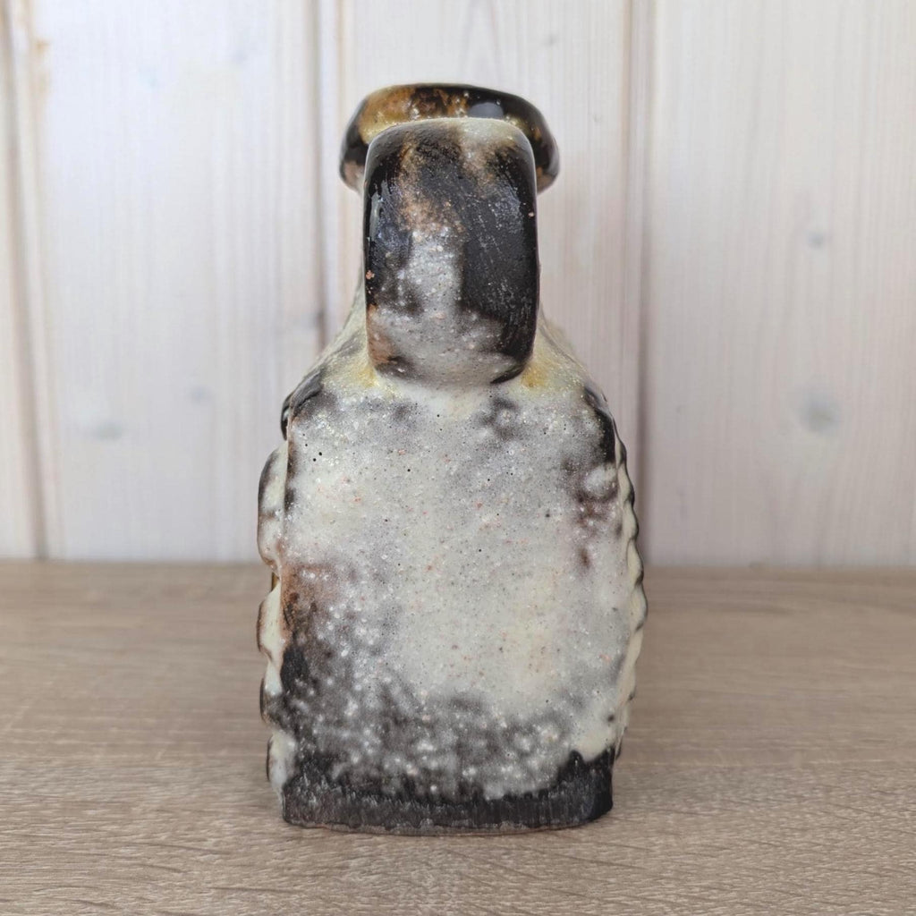 Carstens Tönnieshof Vase, Mooncrater, West German Pottery, Fat Lava Stoneware Jug, Relief Decor, Model 7808-15, 1970s