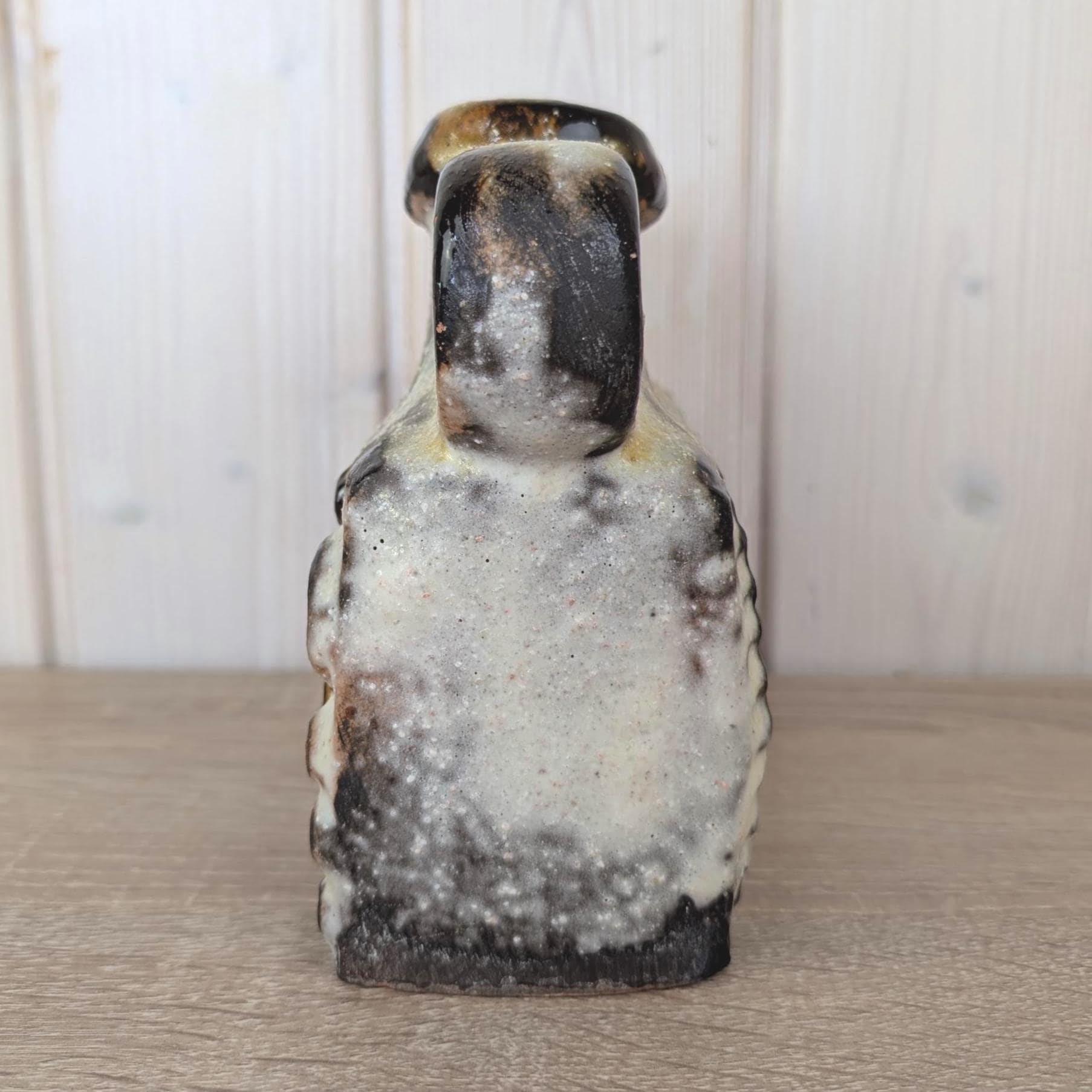 Carstens Tönnieshof Vase, Mooncrater, West German Pottery, Fat Lava Stoneware Jug, Relief Decor, Model 7808-15, 1970s