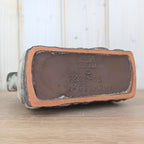 Carstens Tönnieshof Vase, Mooncrater, West German Pottery, Fat Lava Stoneware Jug, Relief Decor, Model 7808-15, 1970s