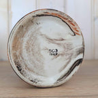 SC3 Italy Ceramic Lidded Jar, Marbled Agateware Glaze, Italian Studio Pottery, Tobacco Jar, 1960s