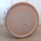 Marei Keramik Planter Pot, Sheep and Tree Landscape, Germany 1970s, Blue Gray Ceramic, MCM