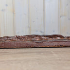 Running Horses, Ceramic Wall Relief Plaque, 1974, studio pottery, copper glaze, wall art