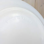 Nesting Bowls, Arcopal France Set of Two, Wildflower Botanical Decor, Opal Glass, 1970s
